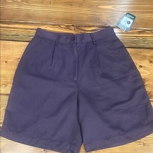 Nike Women’s Purple Pleated Golf Shorts